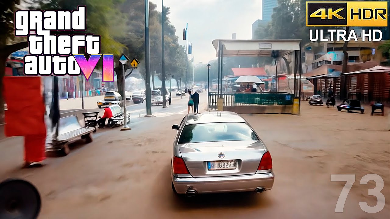 GTA 6 Gameplay Reimagined By AI (Concept)