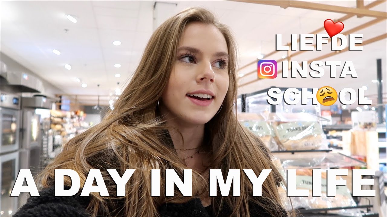 UPDATE LIEFDE, SCHOOL & INSTA - VLOG - A DAY IN MY LIFE