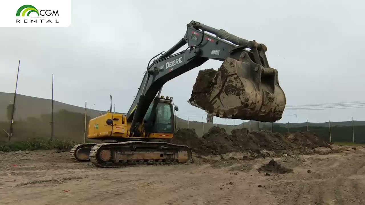 Excavadora John Deere 350G en acción | CGM Rental