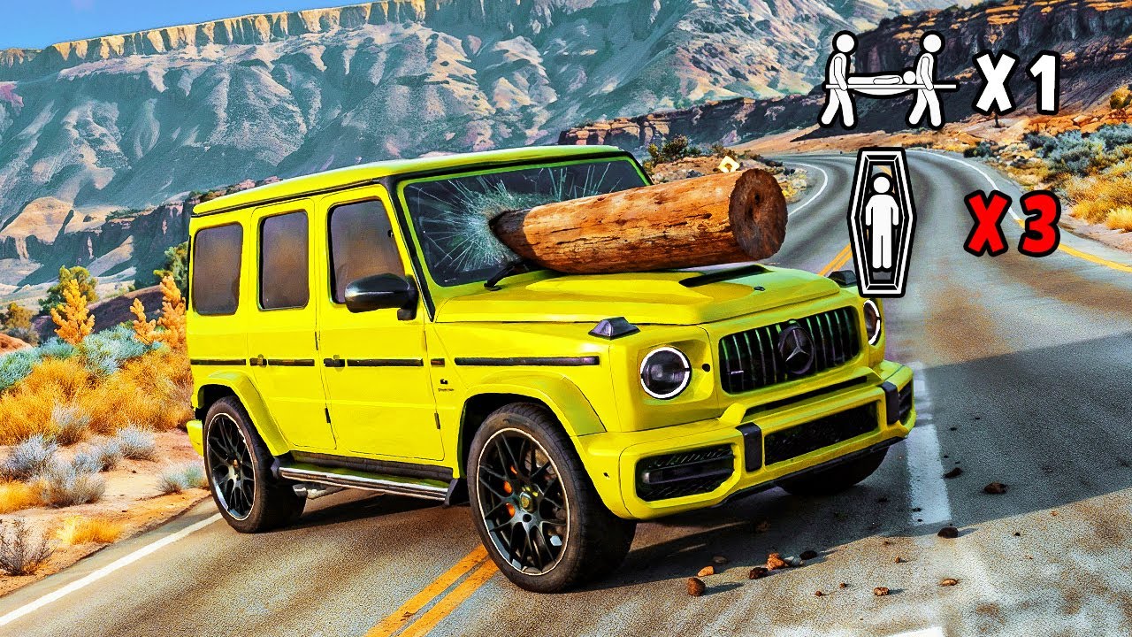 Extremely High-Speed Crash Survival in BeamNG.drive | Passenger Deaths & Survival Chances #5