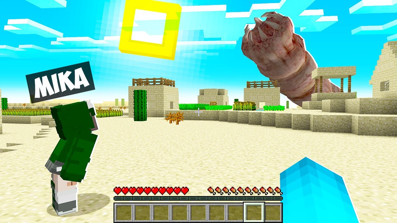 🇺🇦 ВИЖИВАННЯ У СВІТІ ПУСТЕЛЬНИЙ МЕГА ХРОБАК У МАЙНКРАФТ! БАКІ І МІКА MINECRAFT