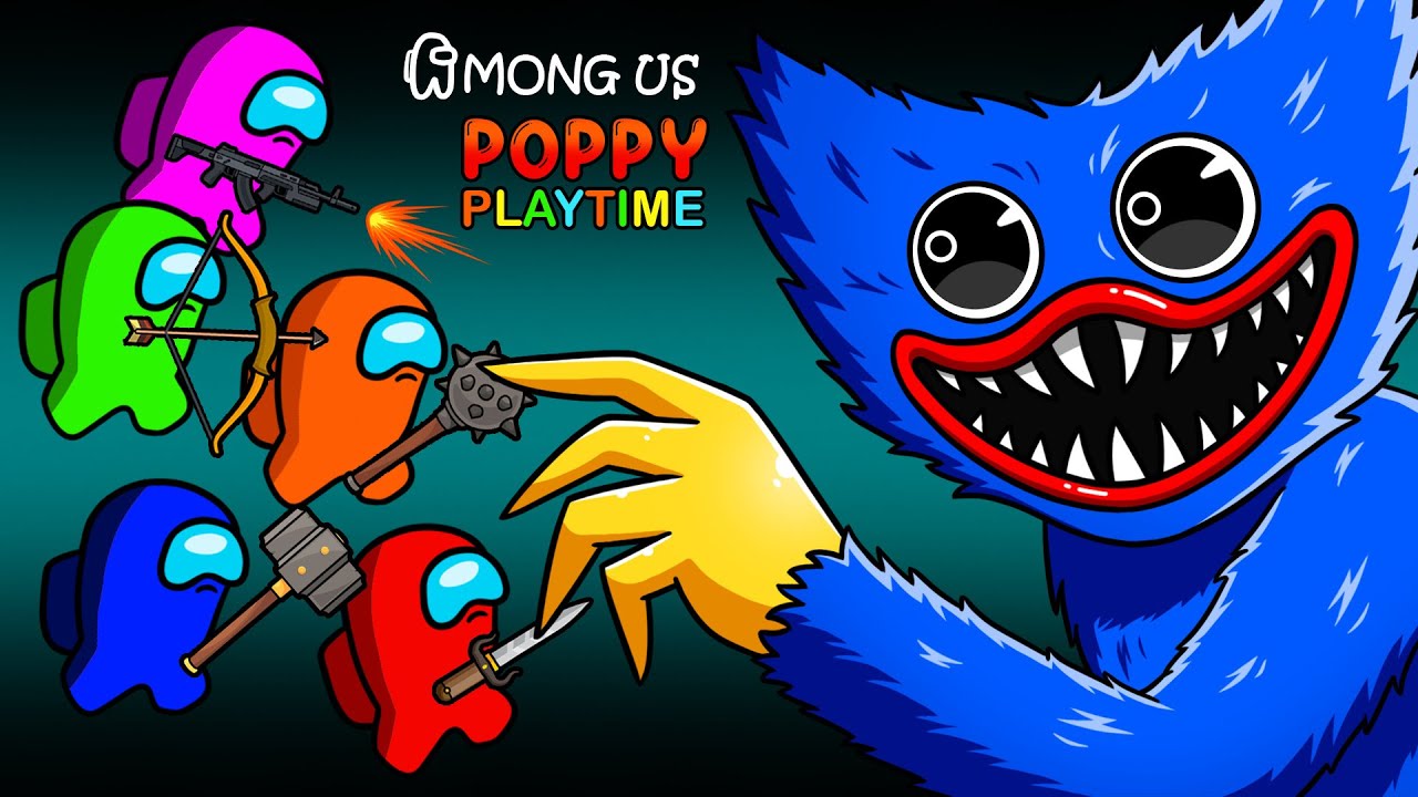어몽어스 | Crazy Among Us VS Huggy Wuggy Bosses | Poppy Playtime Chapter 3 | Among Us Animation