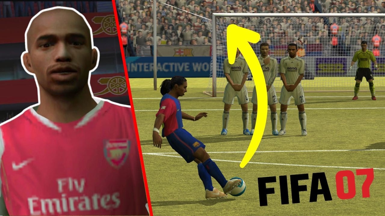 FREE KICK GODS in FIFA 07 🎯 | Beckham, Ronaldinho, Carlos & More