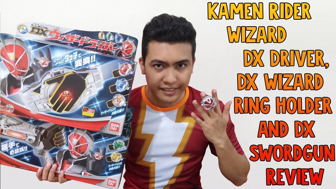 Kamen Rider Wizard DX Driver, DX Wizard Ring Holder and DX Swordgun Review