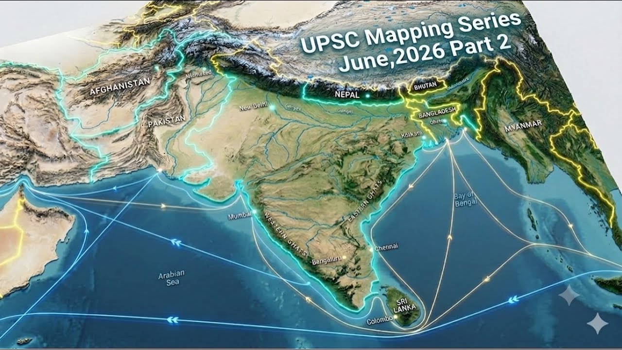 UPSC Mapping Series 2026 June Part 2 