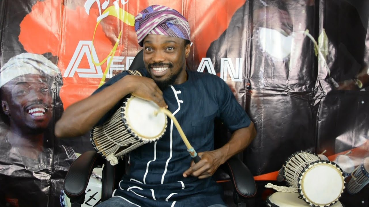 How to play the Talking drum (Talking drum and education/correctional Rhythms: Lesson 1)