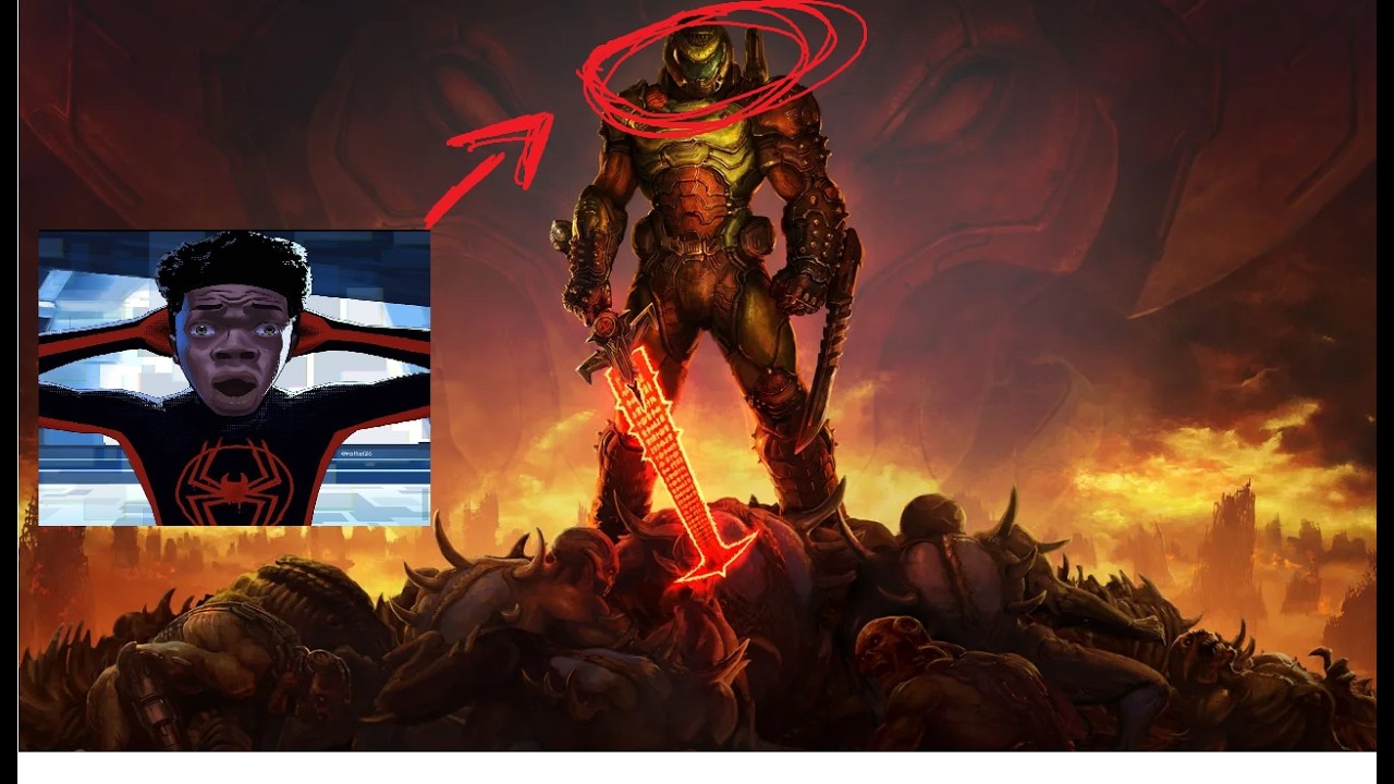 Jugando al doom eternal en ultrapesadilla chill