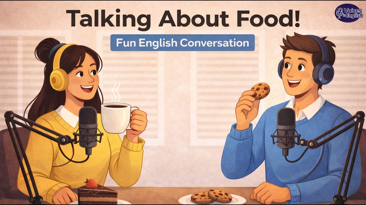 Let’s Talk About Food 🍕 Learn English with Fun Food Conversations