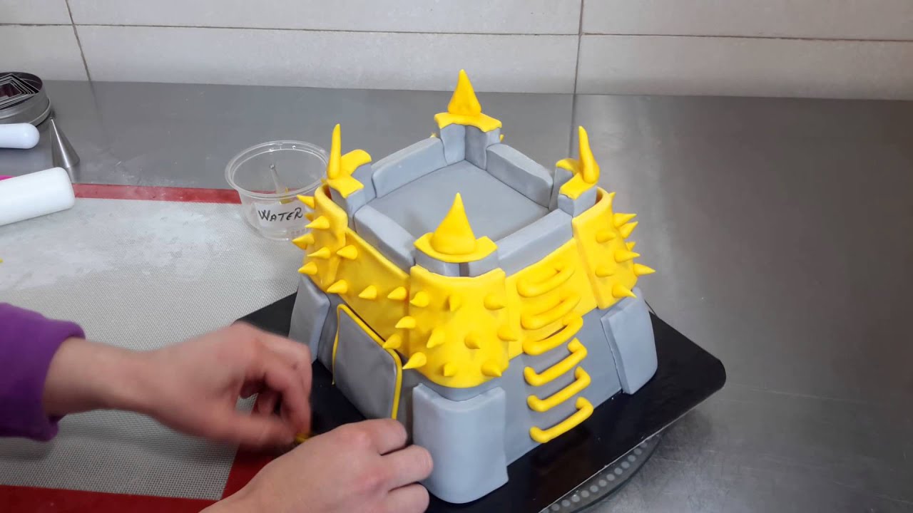 Clash Of Clans Cake | How To Make by CakesStepbyStep
