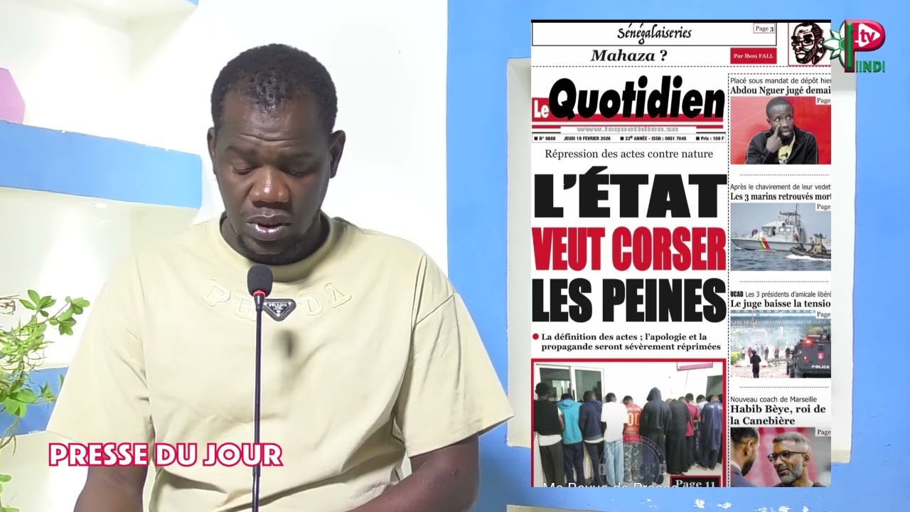 REVUE DES TITRE DU JEUDI 19 FEVRIER 2026