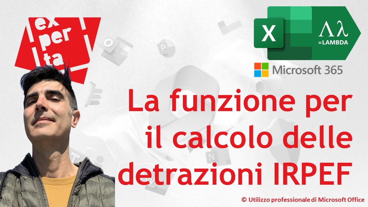 EXCEL 365 &ndash; TRUCCHI: 💸 La funzione per il calcolo delle detrazioni per redditi di lavoro dipendente