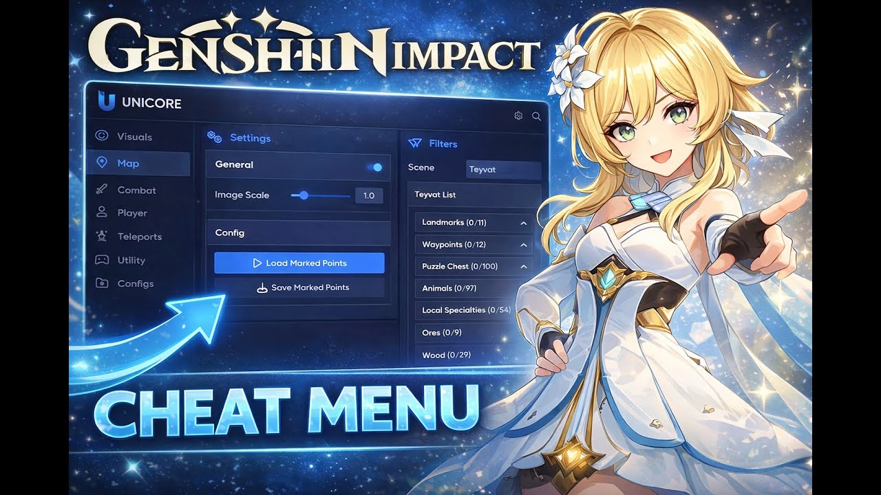 [UPDATE] FREE BEST CHEAT ON GENSHIN 6.3 UNICORE GENSHIN IMPACT SHIKA CHEAT NO BAN SAFE AUTOLOOT