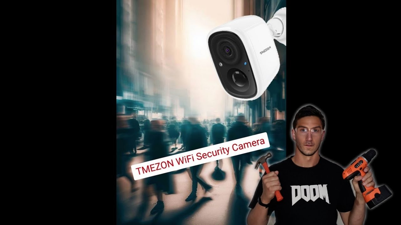 TMEZON PanelBattery Wireless WiFi Security Camera IP Solar Outdoor Home PIR Review