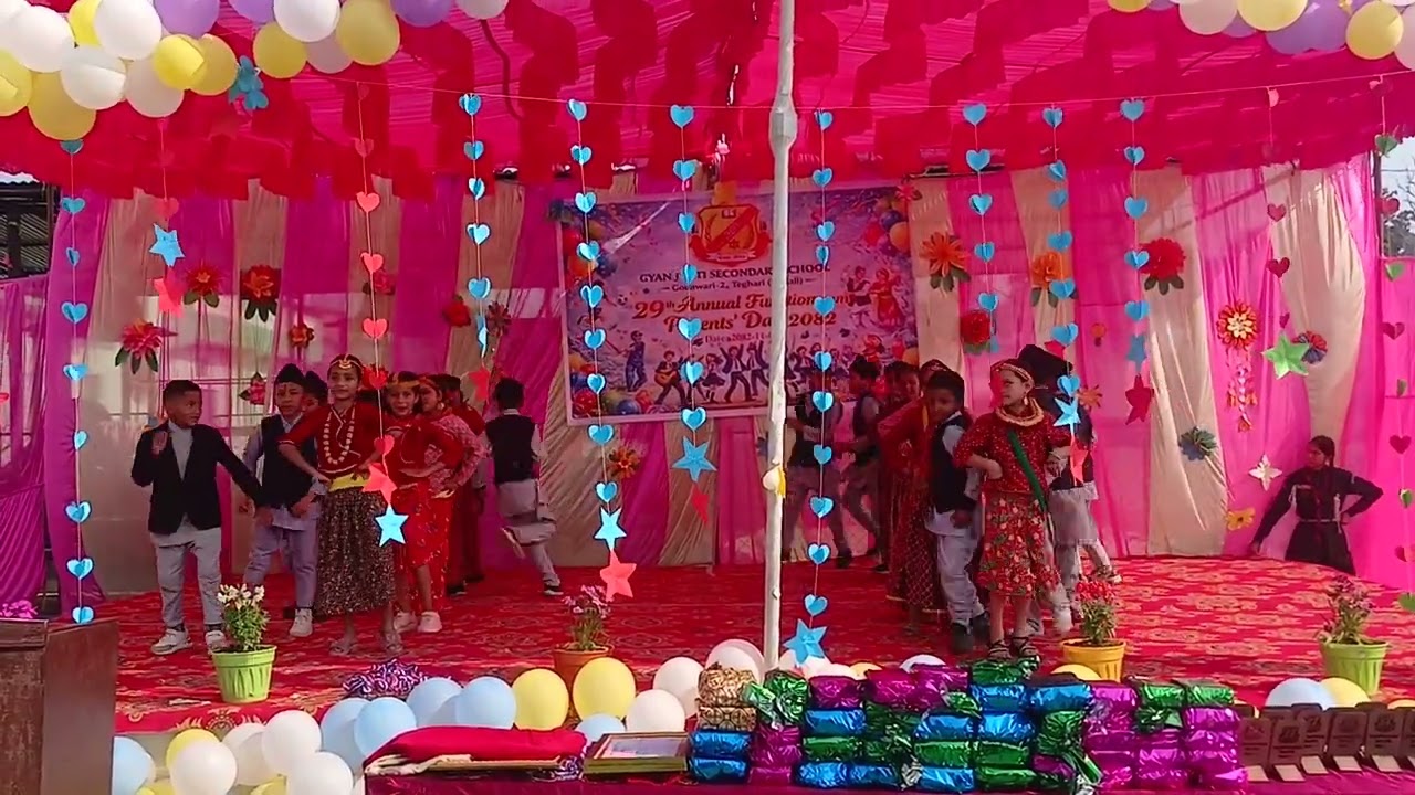 Gunyo Choli   Dc: Himanshu Bohara Gyan jyoti secondary School Annual Function 2082
