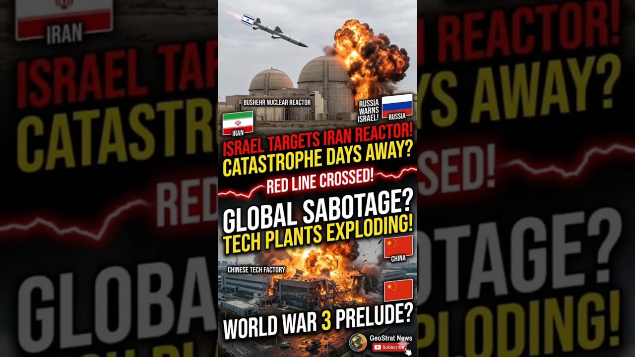 🚨 NUCLEAR WARNING: Russia Steps In As Israel Strikes Near Power Plant! #middleeastcrisis #irannews