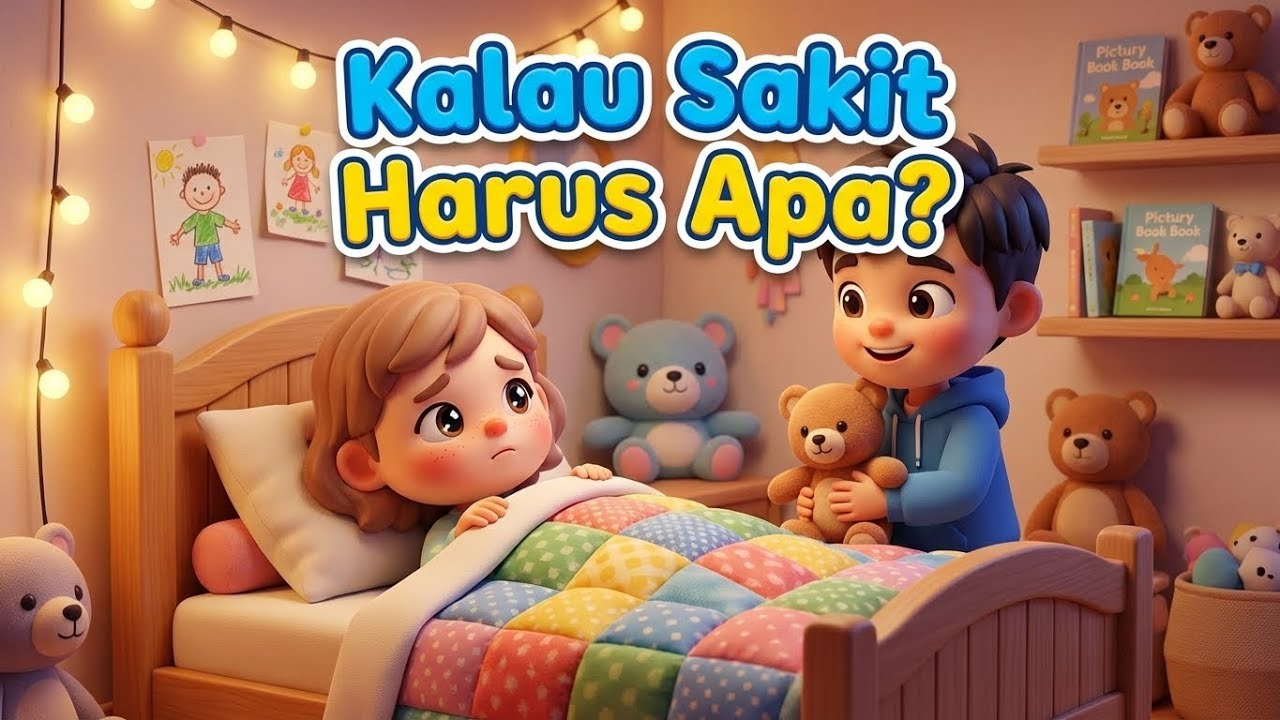Kalau Sakit Harus Apa? | Lagu Anak Edukatif | Luri & Nico
