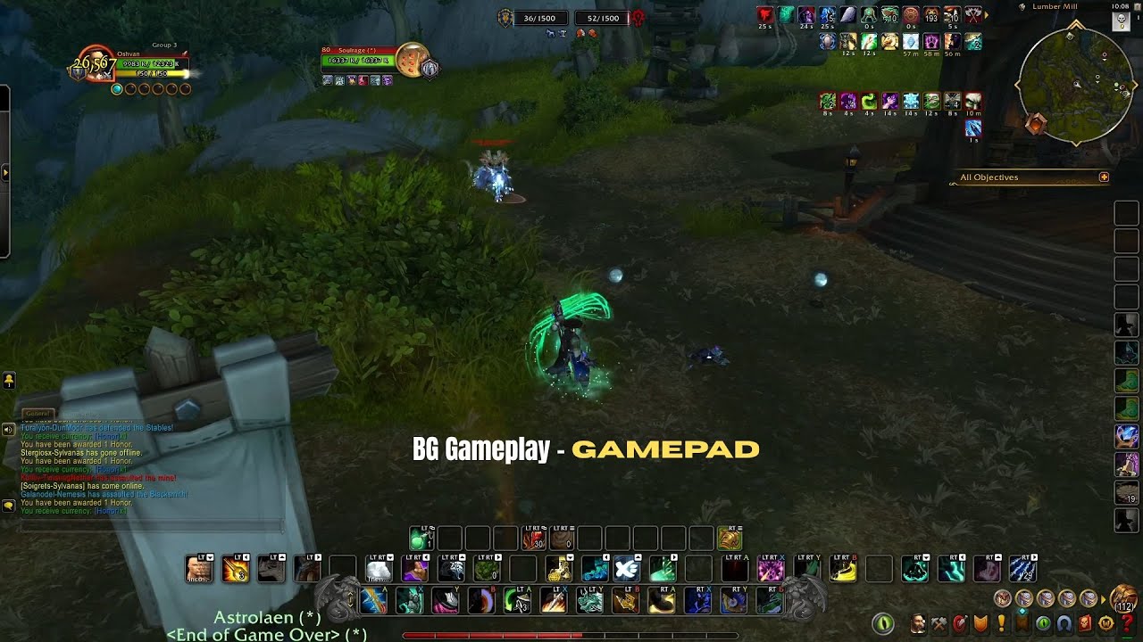 WOW The War Within - Arathi Basin PVP Battleground Gameplay - Gamepad