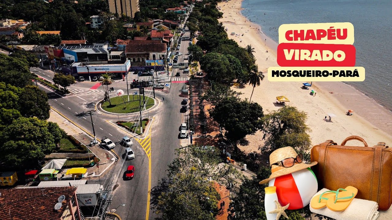 Férias em Mosqueiro | Praia do Chapéu Virado 05.07.2025 | Primeiro FDS | SOBREVOO | Pará