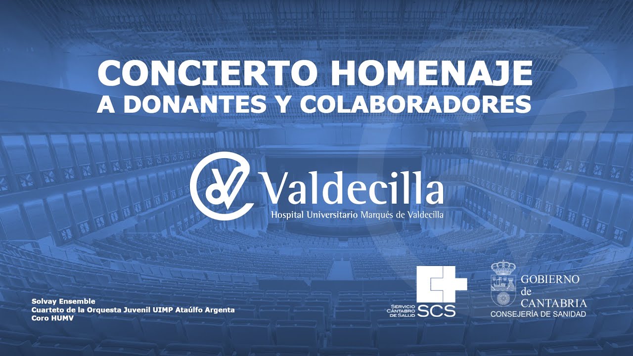 Concierto Homenaje del Hospital Valdecilla a donantes y colaboradores durante la pandemia