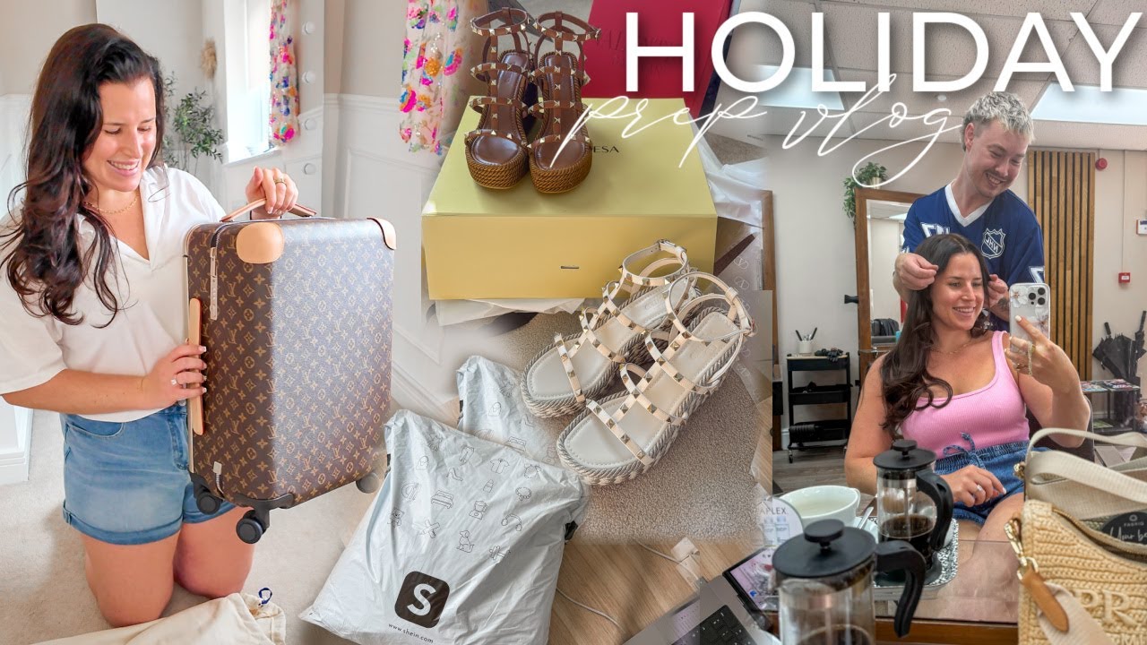 Luxury Unboxings, Holiday Glam Up, Primark & More | TRAVEL PREP VLOG