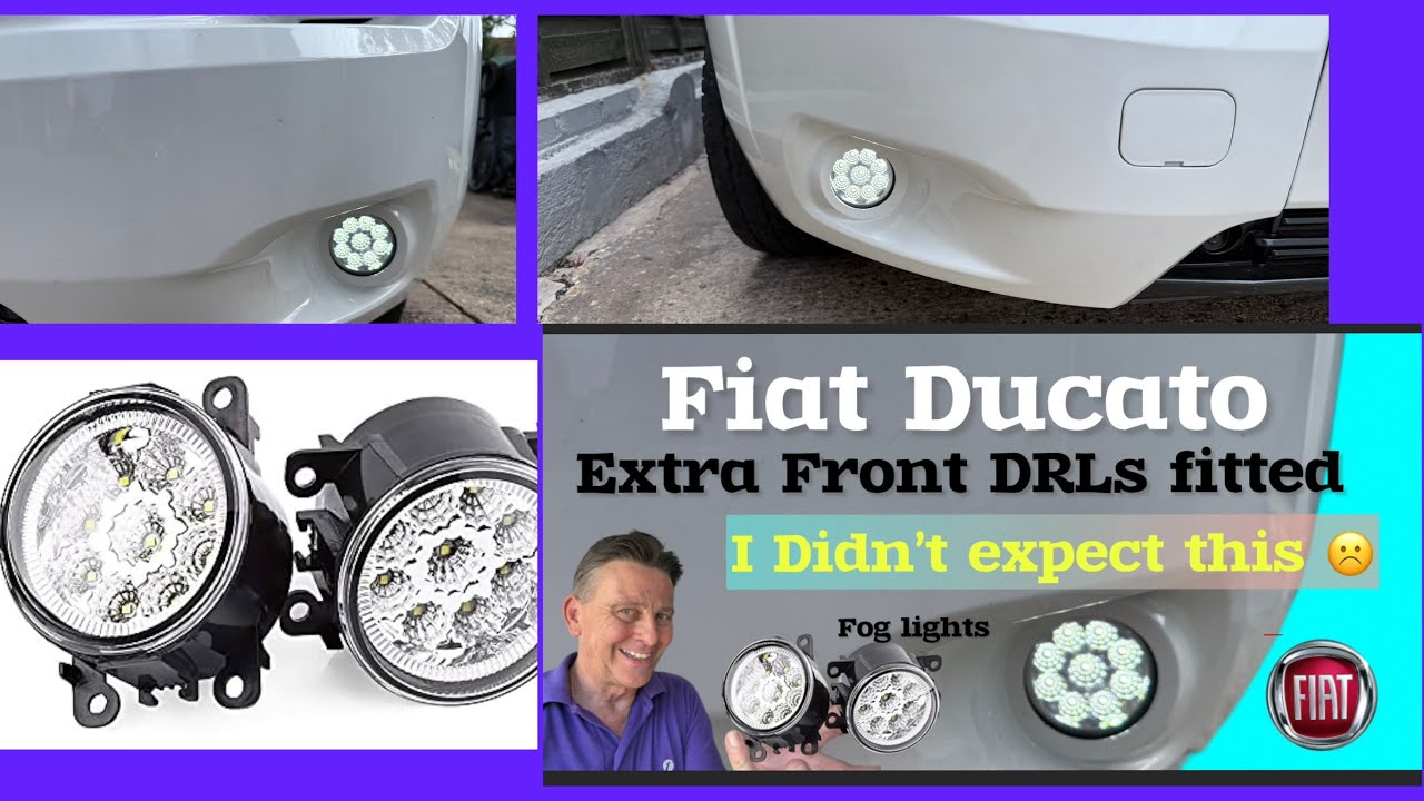 Fiat Ducato Day Time Running Lights install. Relay - Boxer 2014 onwards