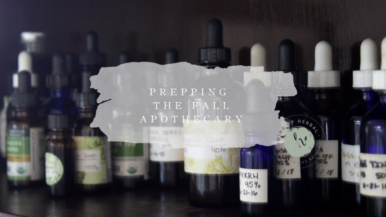 The Fall HOME APOTHECARY | 10 Must-Have HERBAL Preparations