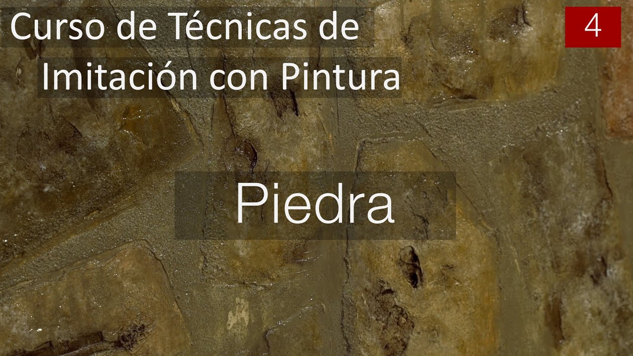 Curso de pintura de imitación 4: imitar piedra (Bricocrack)