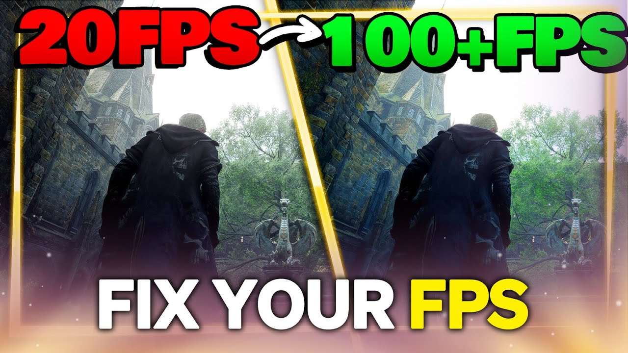 How to COMPLETELY FIX Hogwarts Legacy PC FPS Issues! PC Optimization Guide!