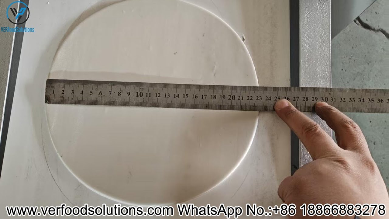 VERFOODSOLUTIONS&nbsp;23CM&nbsp;Diameter&nbsp;Chapati&nbsp;Roti&nbsp;Arabic Bread&nbsp;Machine Test for American Customer