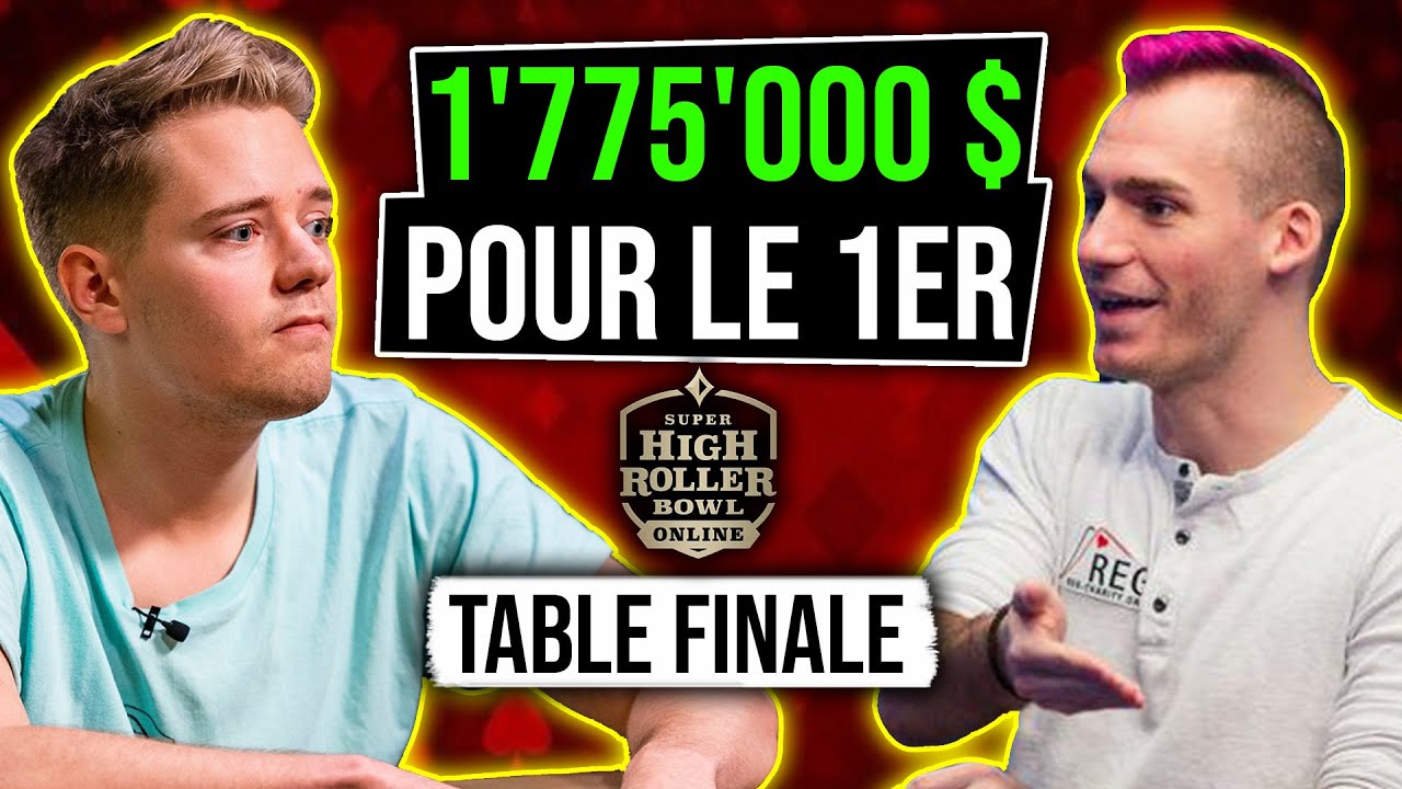 POKER TABLE FINALE 2020 (COMMENTAIRE ET ANALYSE - TOURNOI SHRB ONLINE)