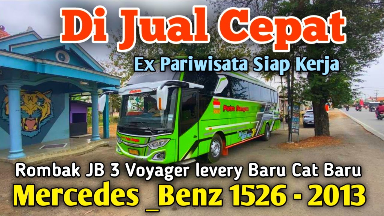 DI JUAL BUS MERCEDES_Benz OH 1526 - 2013 ( Rombak Jetbus 3+ Voyager ) Levery Cat Baru
