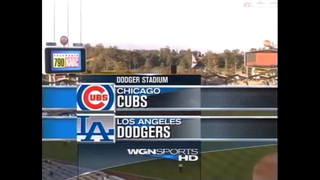 62 - Cubs at Dodgers - Friday, June 6, 2008 - 9:40pm CDT - WGN