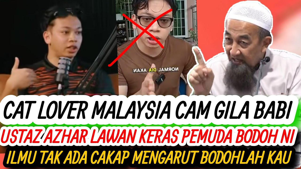 USTAZ AZHAR IDRUS KECAM KERAS TIKTOKERS BODOH NI!? TAK ADA OTAK KAU NI BODOH