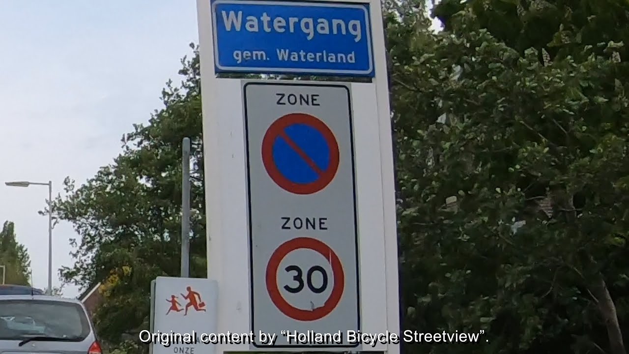4K.  Beautiful villages in the Netherlands.. 