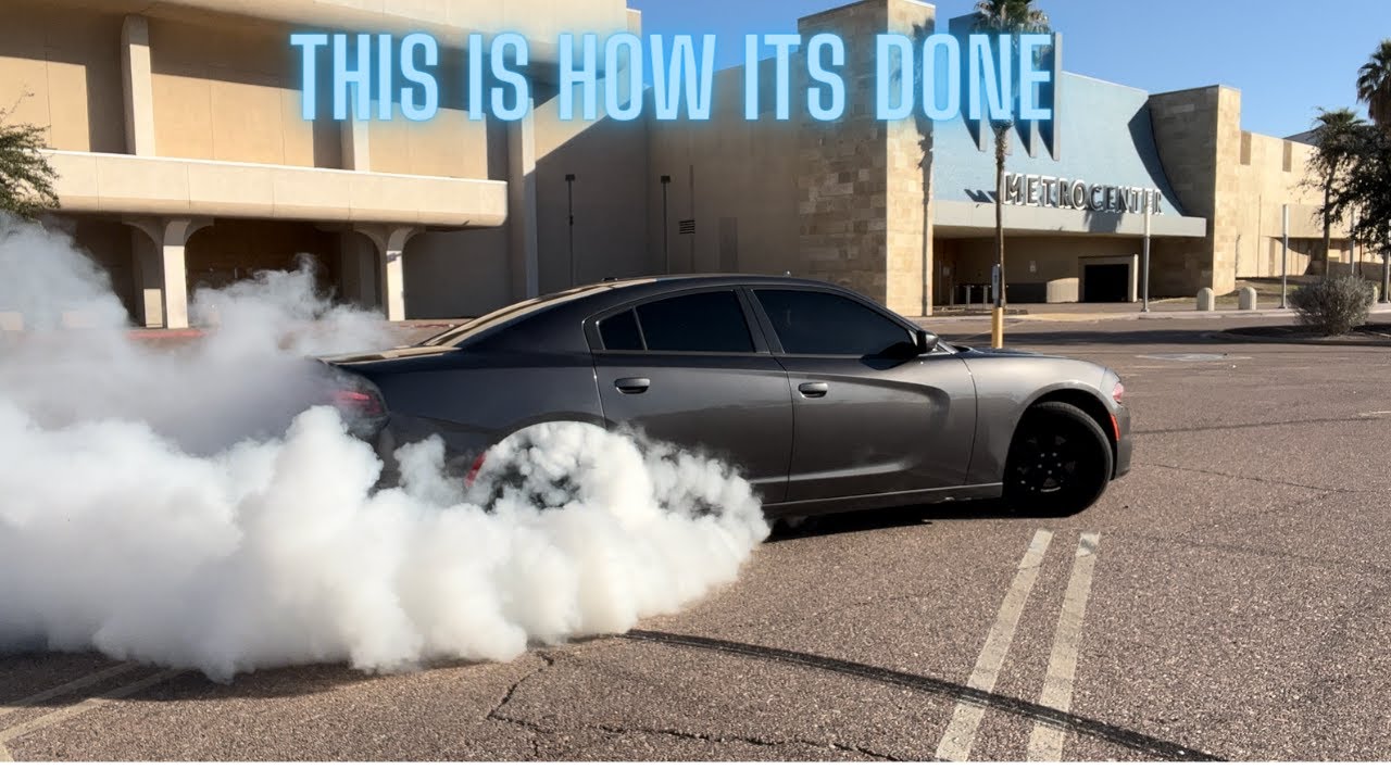 Как сделать настоящий BurnOut на Dodge Charger V6