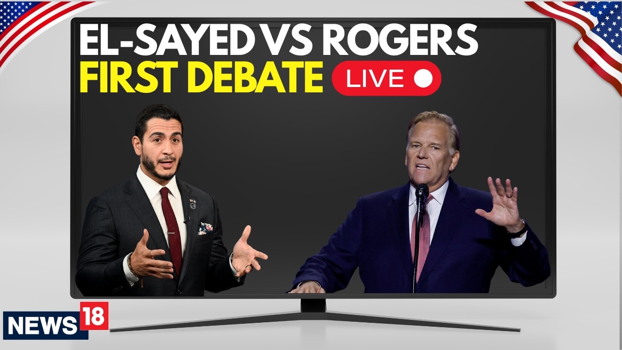 El-Sayed vs Rogers: First Michigan Senate Debate LIVE | US MIDTERMS 2026 | US Politics | N18G