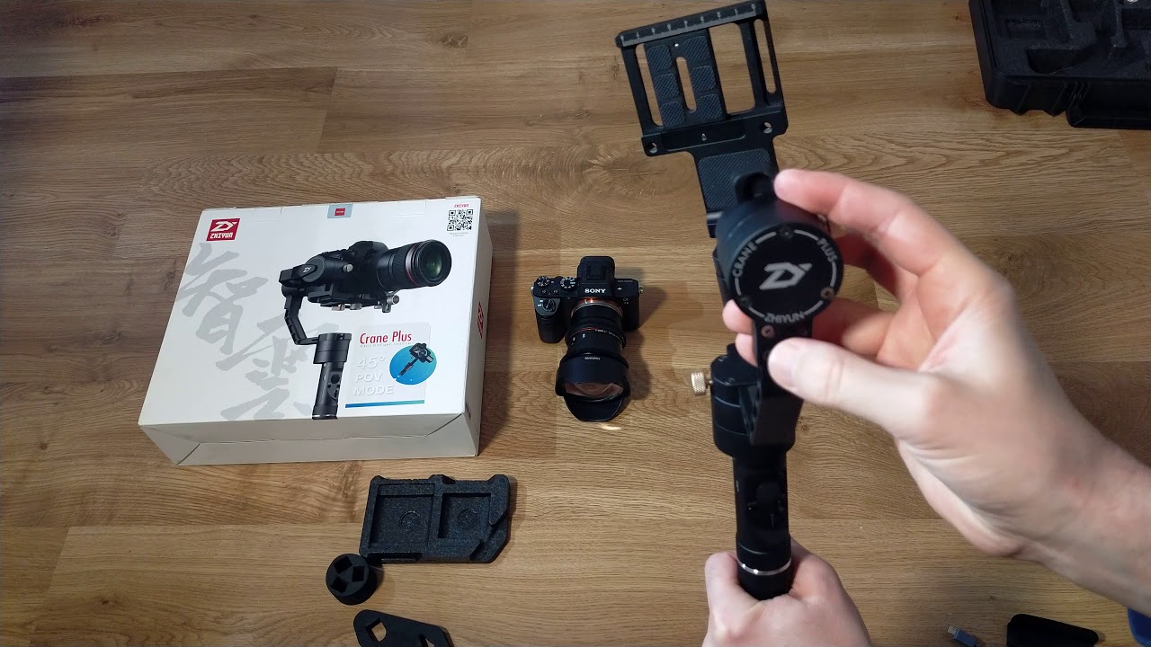 Zhiyun Crane Plus üzerine Sony A7-2 + 14 mm Samyang lens nasıl kurulur ?