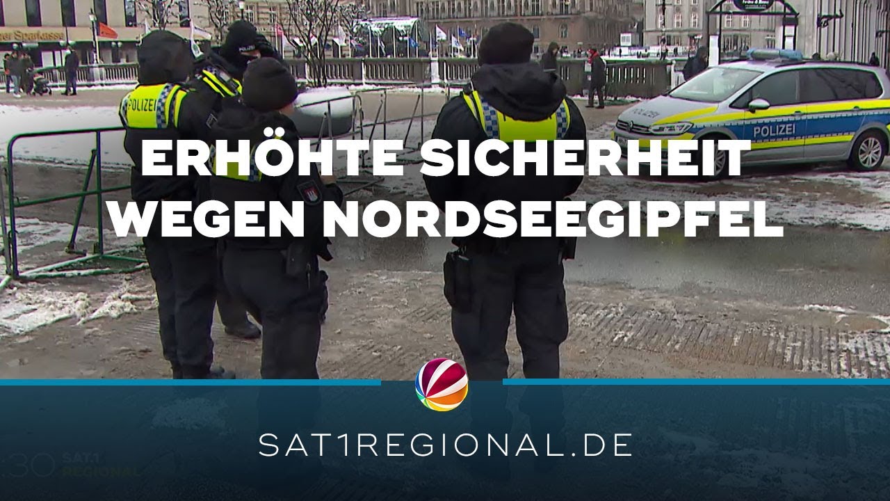 Nordseegipfel: Hohe Sicherheitsvorkehrungen in Hamburger Innenstadt