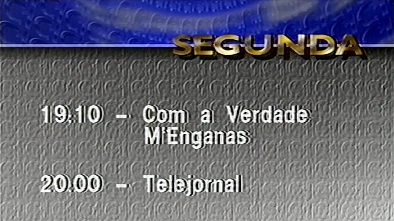 Fim de emissão RTP Canal 1 - 17/07/1994