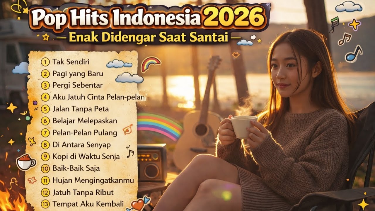 Pop Hits Indonesia 2026 🍃🎧 — Enak Didengar Saat Santai, Kerja dan tidur 🍃 | Playlist Chill Vibes