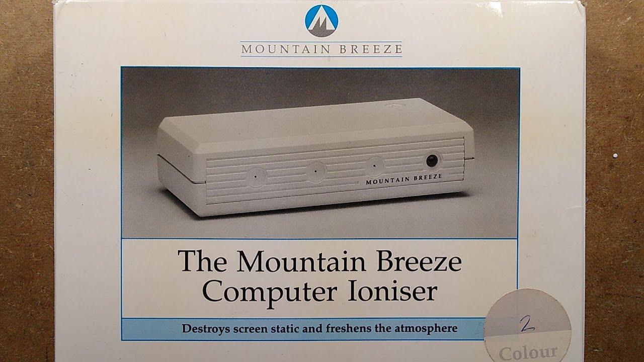 Inside a vintage Mountain Breeze Computer Ioniser.