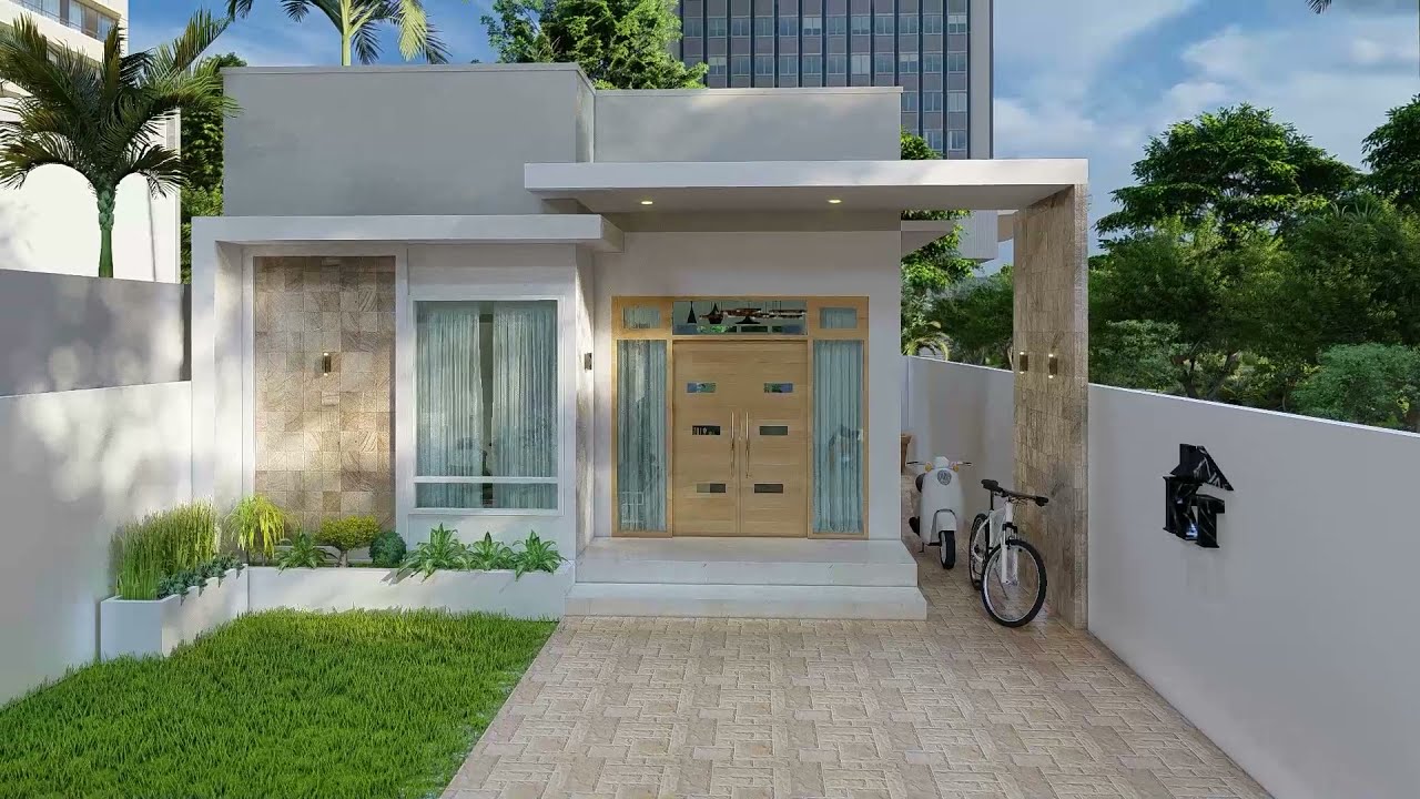 small house/simple house design [6x7m] house plan with 42 sqm floor area