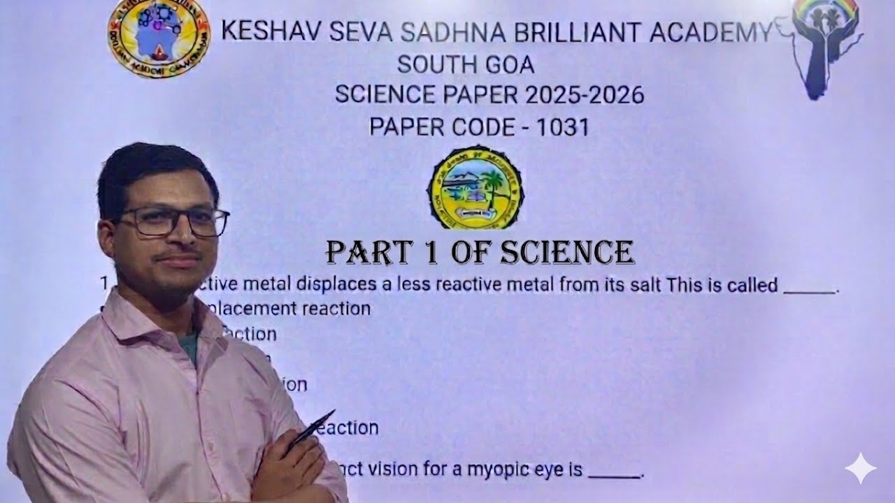 #@Paper Leekar of  Goa Board Examination.@# Science Subject.#
