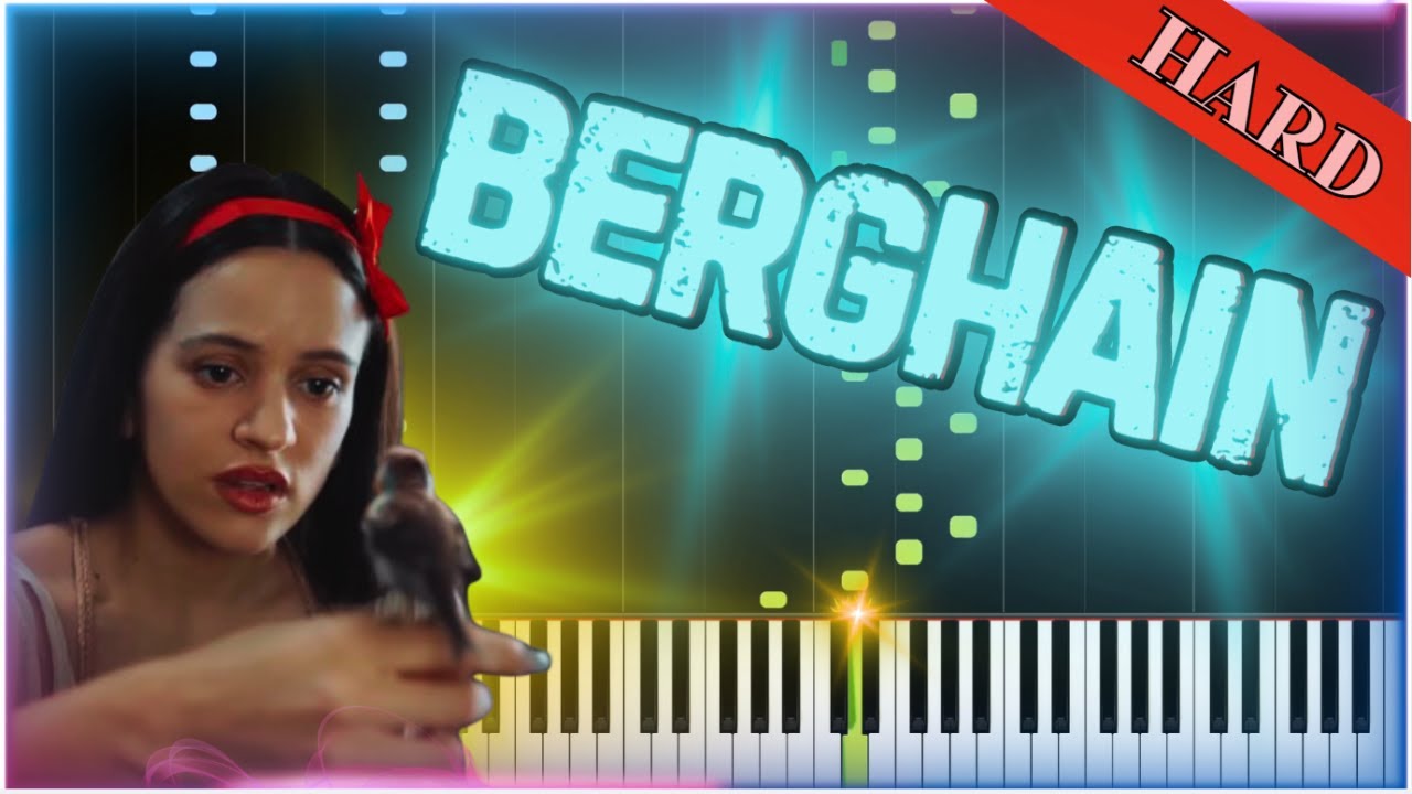 Rosalía - BERGHAIN - Piano Tutorial & Cover (feat. Björk & Yves Tumor)
