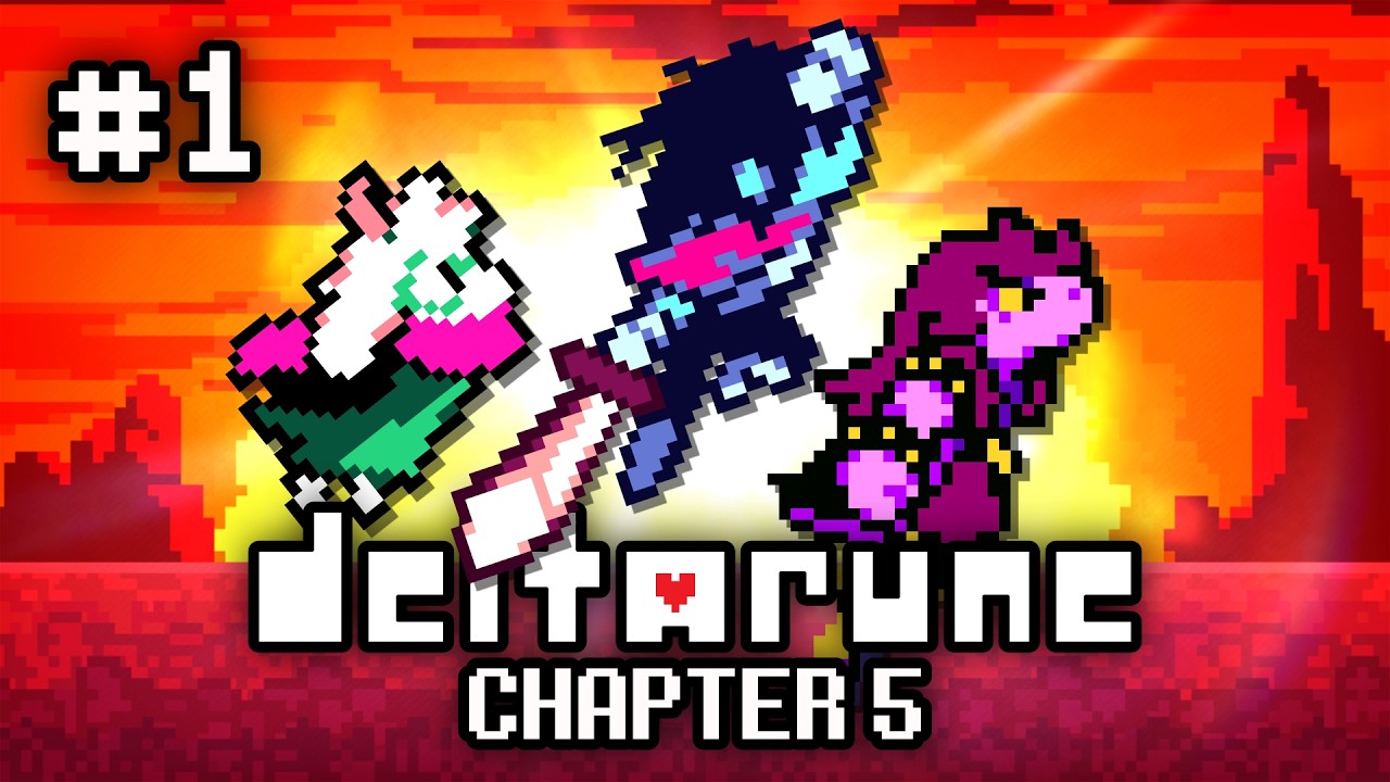 MIŁOŚĆ, KWIATY I BRAK TATY | Deltarune: Chapter 5 #1