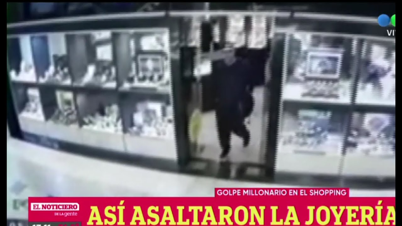ASALTAN JOYER&Iacute;A EN UN SHOPPING DE MOR&Oacute;N, BOTIN MILLONARIO