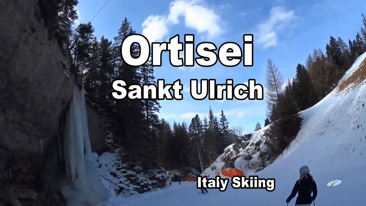 Italy Skiing Ortisei  St  Ulrich