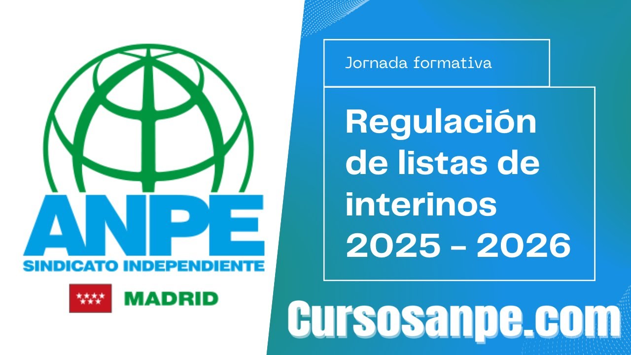 REGULACIÓN DE LAS LISTAS DE INTERINOS 25-26