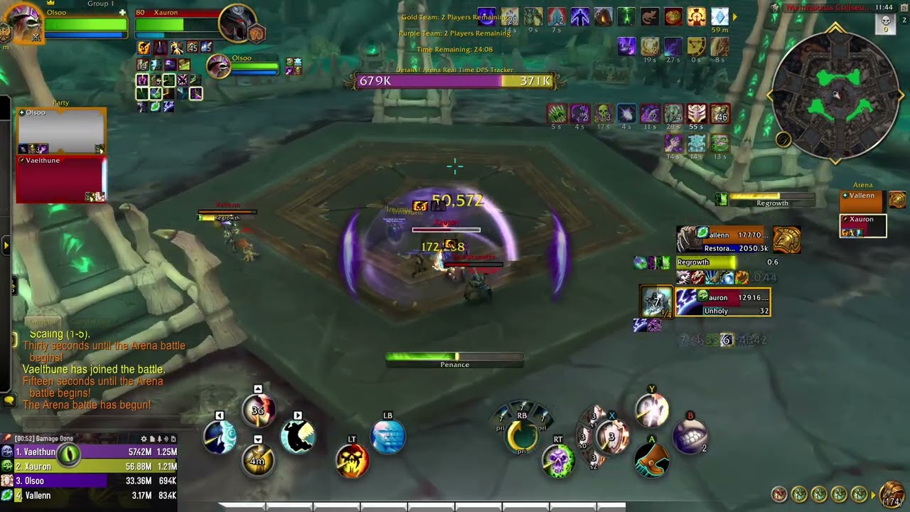 Healing 2v2 Arena on Controller - Voidweaver Disc Priest - WoW PvP