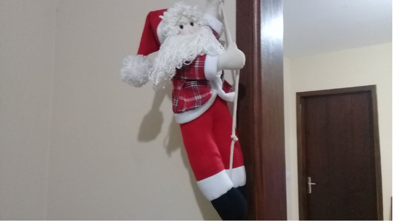 Papai Noel pendurado